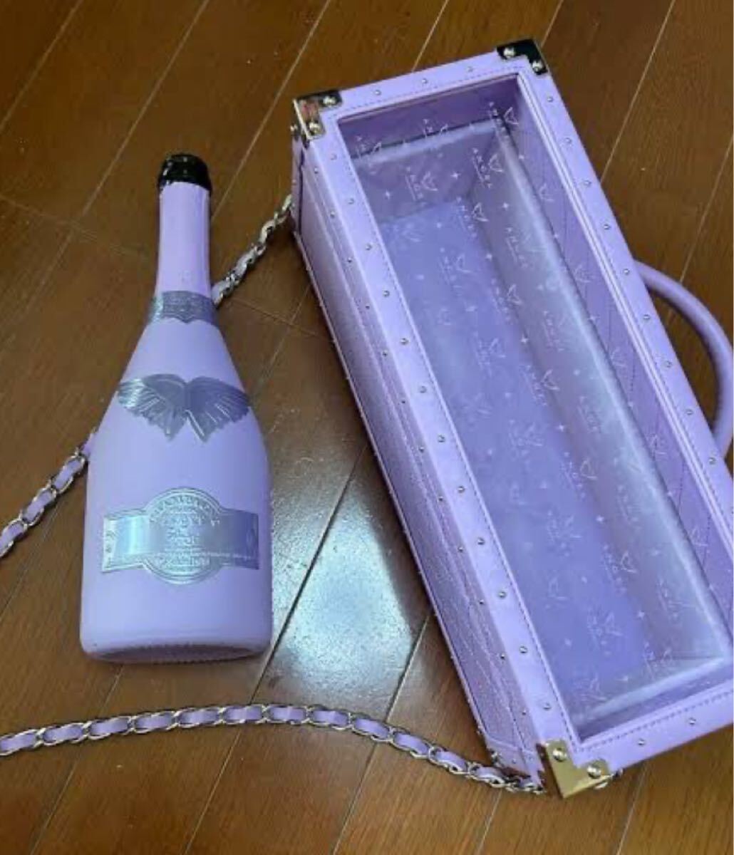エンジェル シャンパン ハロウィン限定 パープル 空箱 空瓶2本 エンジェル シャンパン ハロウィン限定 パープル 空箱 空瓶2本