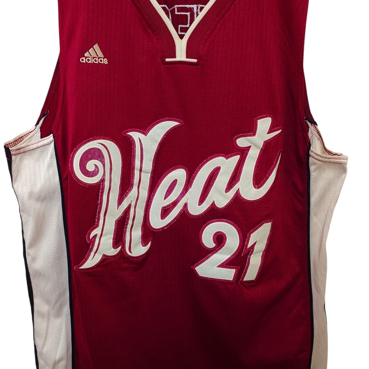 NBA マイアミヒート オーセンティックユニフォーム ホワイトサイド A3507_画像3