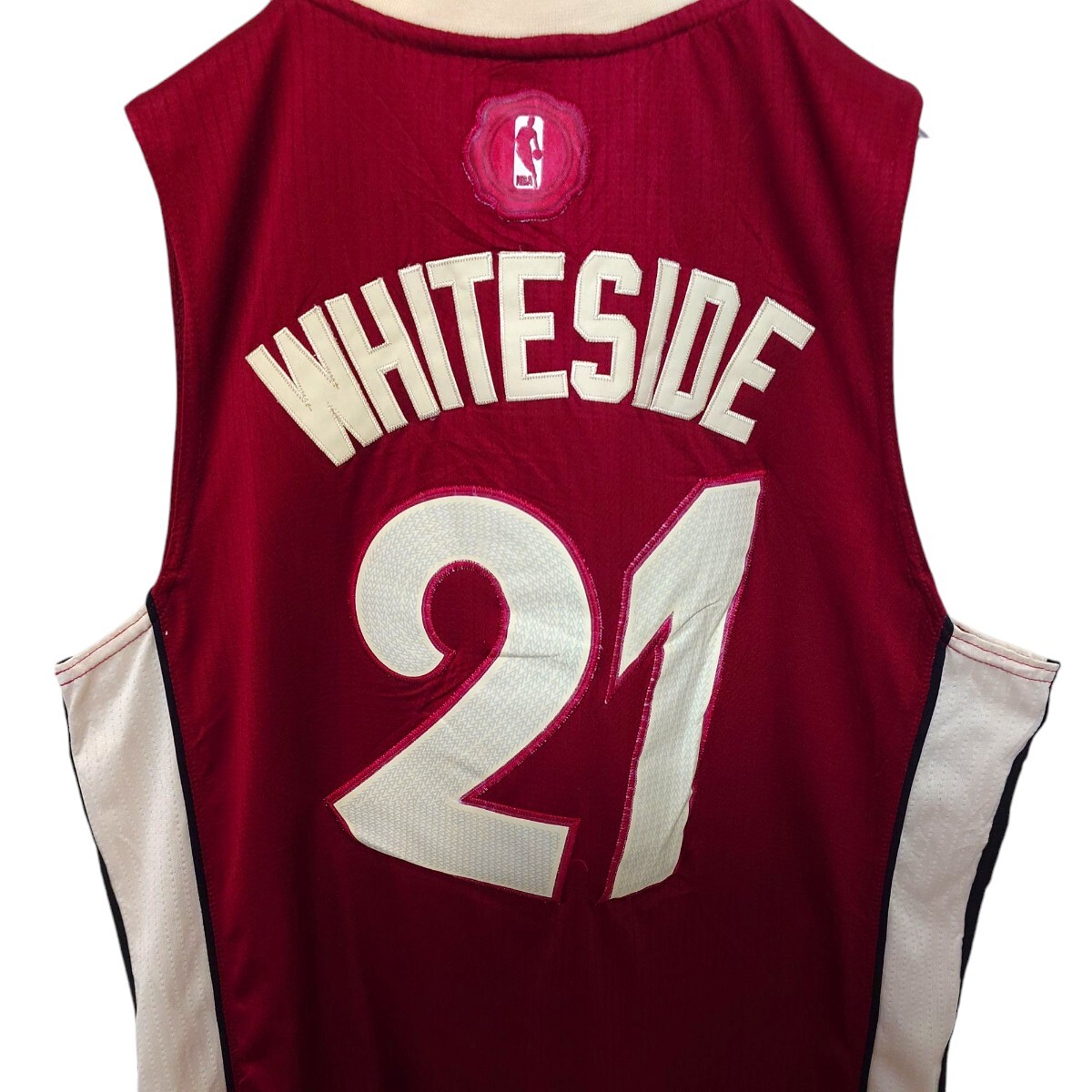 NBA マイアミヒート オーセンティックユニフォーム ホワイトサイド A3507_画像4