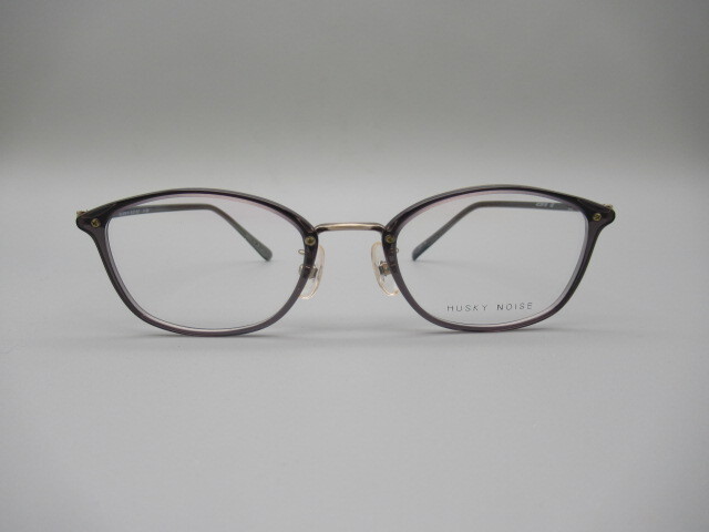☆HUSKY NOISE　ハスキーノイズ　H-186　COL.6　47口20-135　新品未使用品　メガネ　made in japan☆