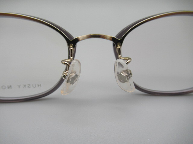 ☆HUSKY NOISE　ハスキーノイズ　H-186　COL.6　47口20-135　新品未使用品　メガネ　made in japan☆