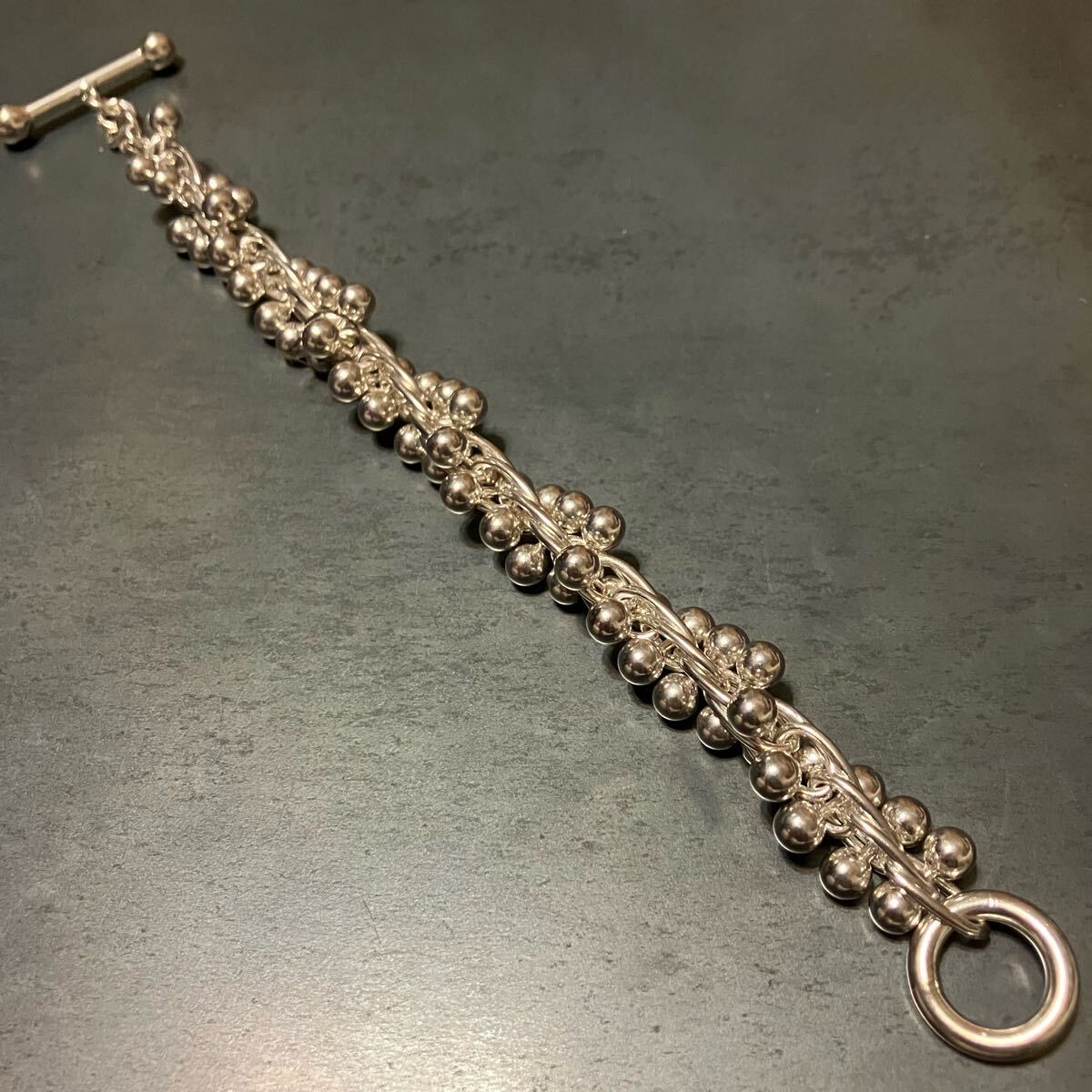 SILVER925 DNA MANTEL HEAVY BRACELET/シルバー/ブレスレット