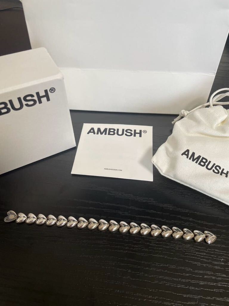 ☆GINZA SIX 購入 AMBUSH HEART LINK ブレスレット 即完売 廃盤 ☆GINZA SIX 購入 AMBUSH HEART LINK ブレスレット 即完売 廃盤