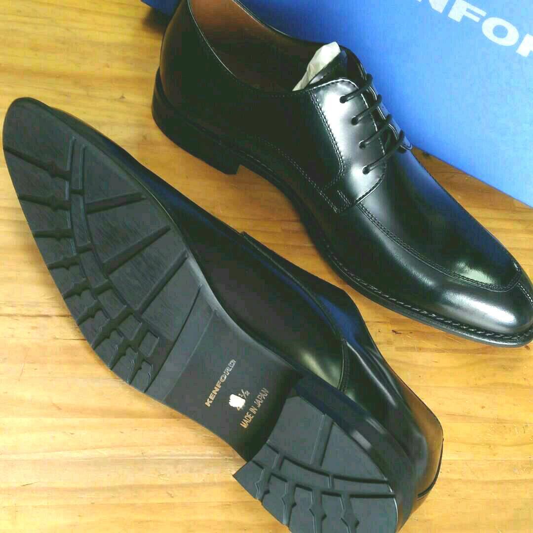 新品 ケンフォード by REGAL 本革ビジネスシューズ KB４７ Uチップ ２５.5cm ｐ_画像2