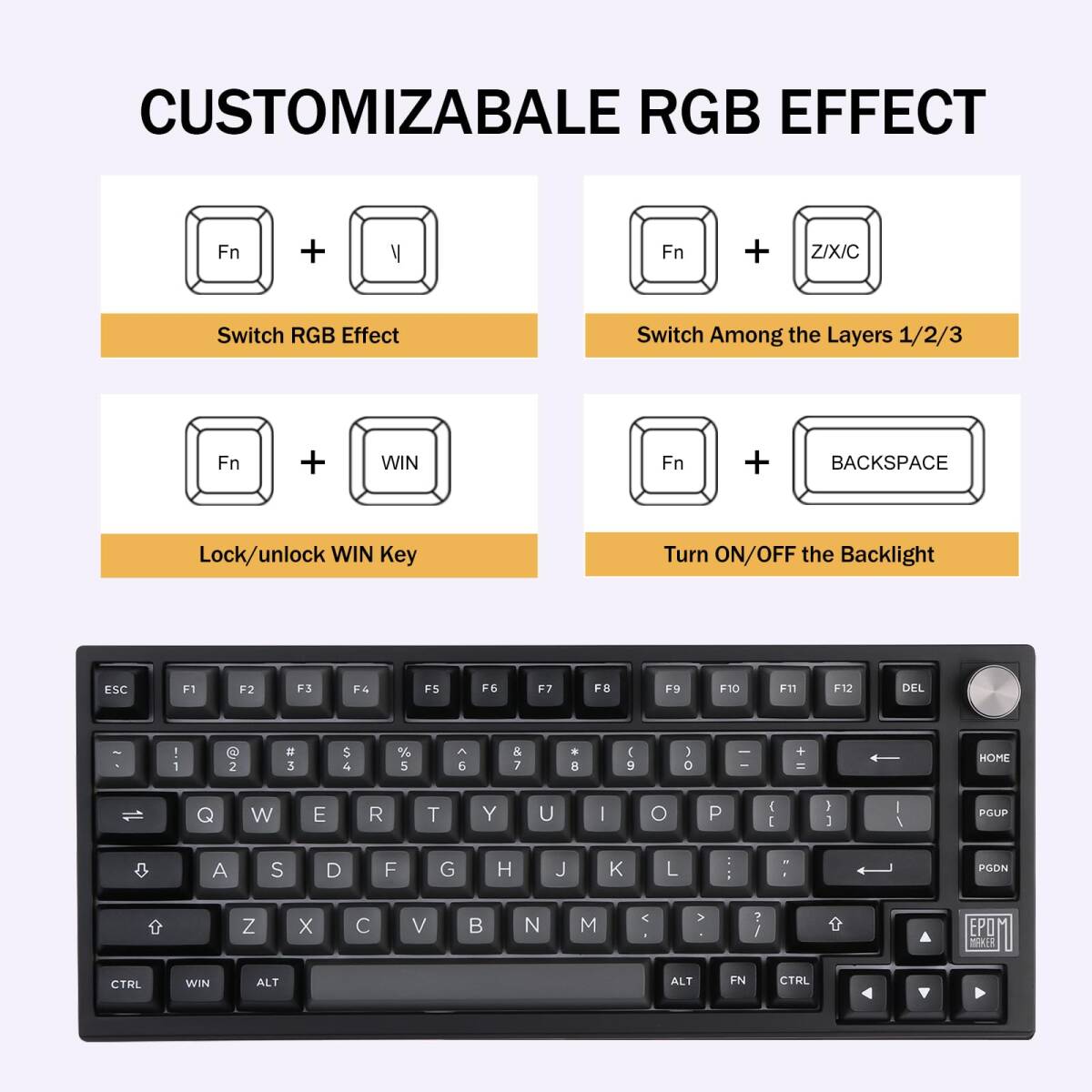 メカニカルゲーミングキーボード 75% 80キー 新登場 ユーザー メカニカルゲーミングキーボード 75% 80キー 新登場 ユーザー
