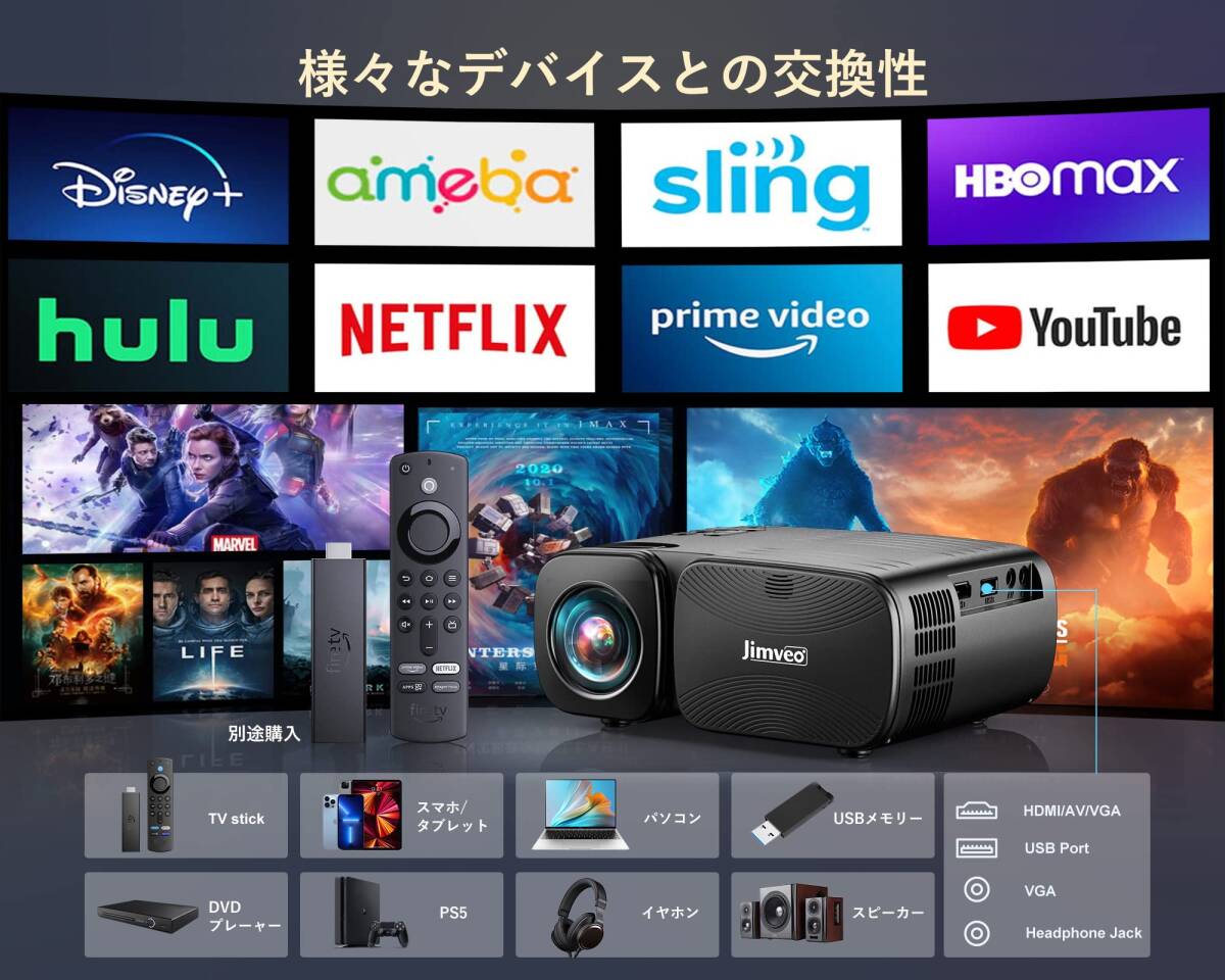 プロジェクター 超小型 Bluetooth5 1搭載 新登場 ユーザー好評 プロジェクター 超小型 Bluetooth5 1搭載 新登場 ユーザー好評
