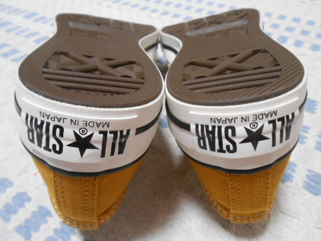 как новый! качество. хороший сделано в Японии! Converse все Star low cut горчица 5.5 дюймовый 24 см Jack purcell one Star