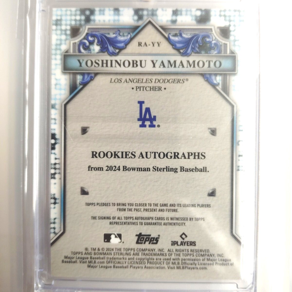 山本由伸 サイン カード topps Bowman sterling MLB 検) 大谷 山本由伸 サイン カード topps Bowman sterling MLB 検) 大谷