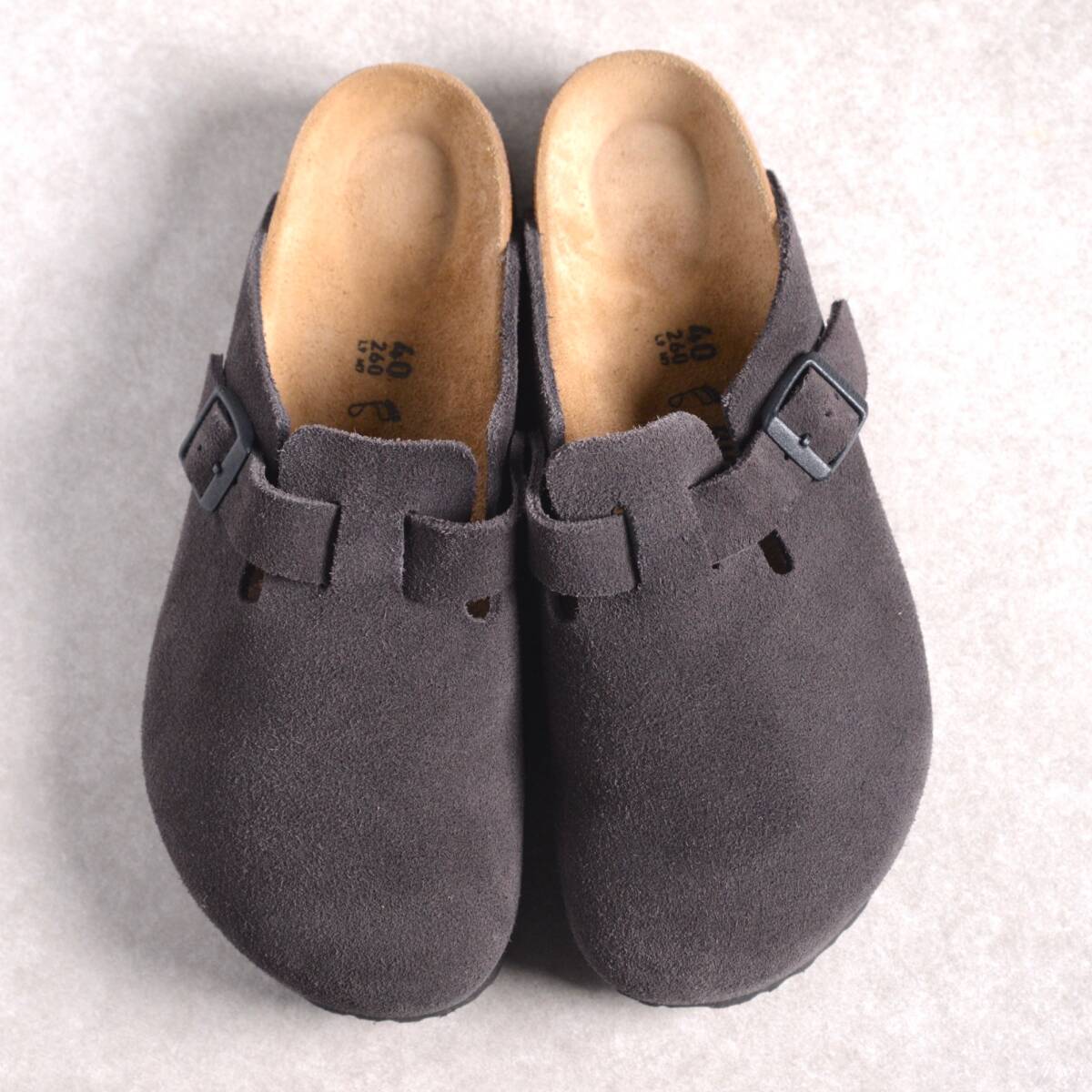 size40】【美品】メンズ ビルケンシュトック ボストン size40】【美品】メンズ ビルケンシュトック ボストン