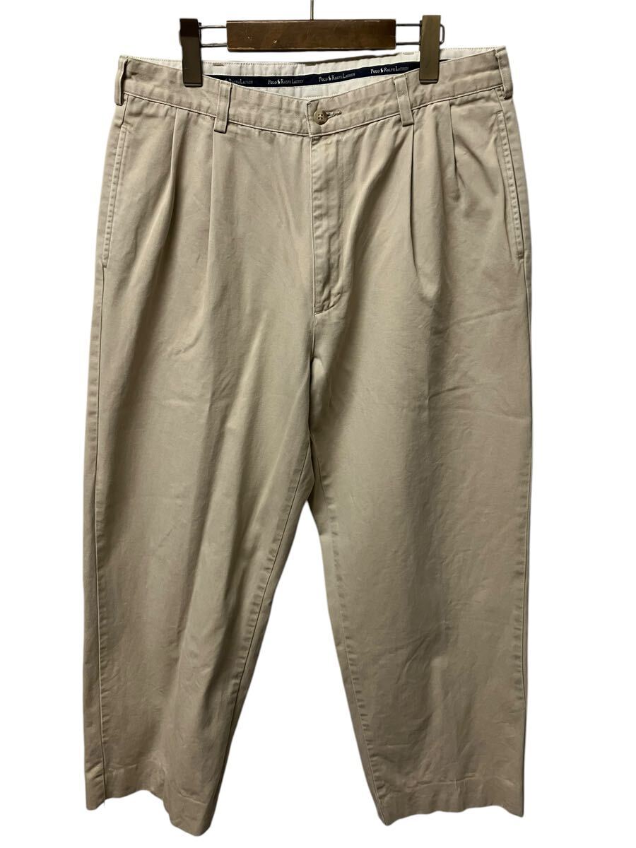 90s ビンテージ Polo Ralph Lauren HAMMOND PANT W32 ベージュ 90s ビンテージ Polo Ralph Lauren HAMMOND PANT W32 ベージュ