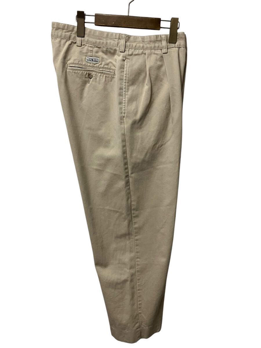 90s ビンテージ Polo Ralph Lauren HAMMOND PANT W32 ベージュ 90s ビンテージ Polo Ralph Lauren HAMMOND PANT W32 ベージュ