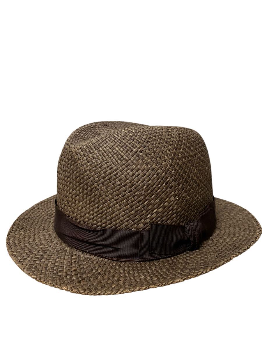 H W DOG&Co パナマ ハット ブラウン 頭周り60cm 麦わら帽子 H W DOG&Co パナマ ハット ブラウン 頭周り60cm 麦わら帽子