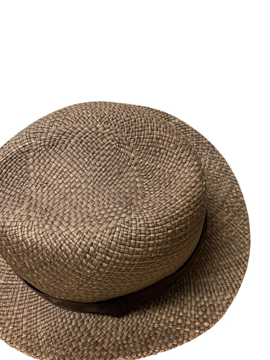 H W DOG&Co パナマ ハット ブラウン 頭周り60cm 麦わら帽子 H W DOG&Co パナマ ハット ブラウン 頭周り60cm 麦わら帽子