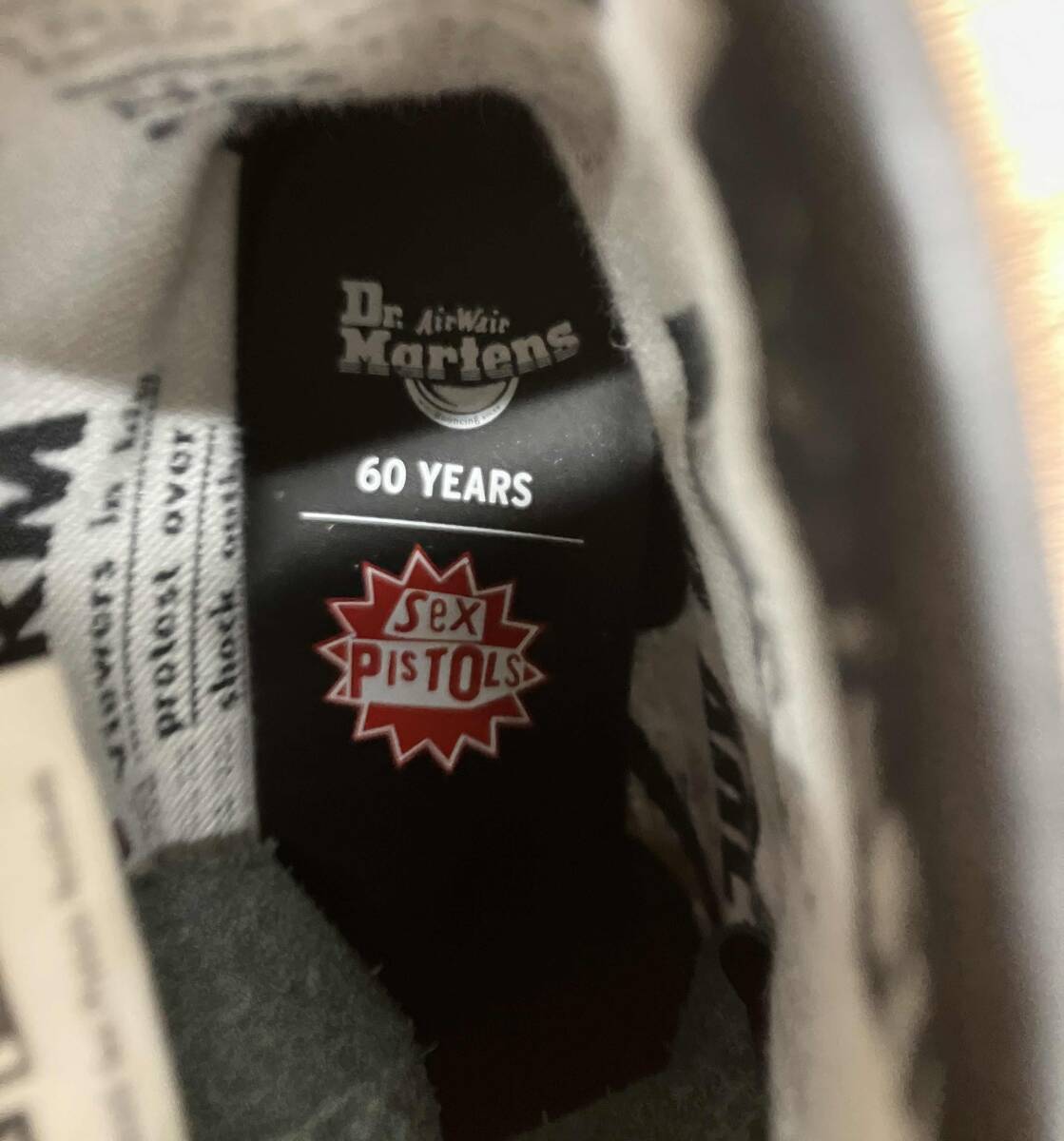 *[Dr.Martens]60YEARS SexPisTOLS engineer boots UK6 Dr. Martens 