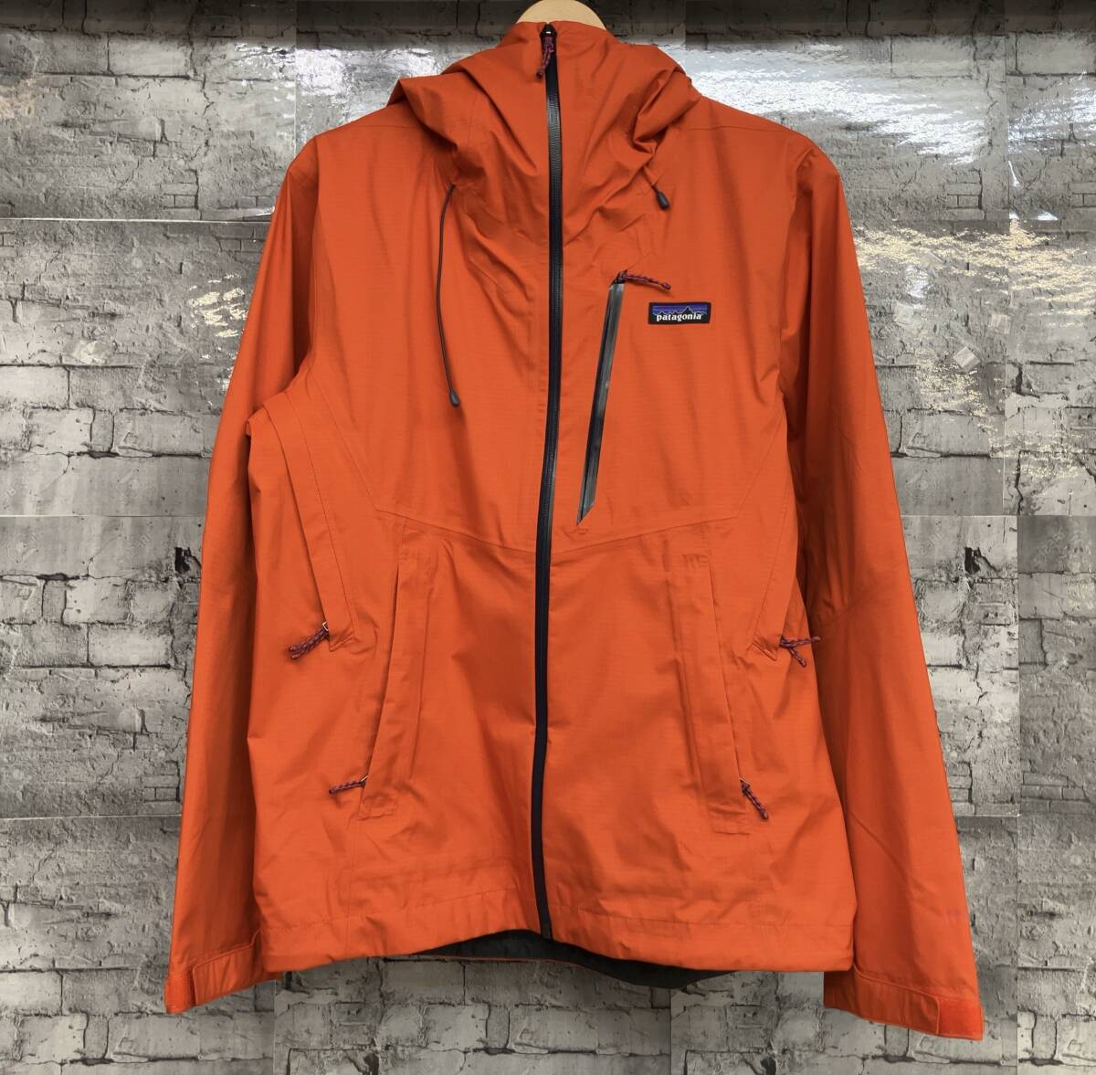 美品 25年制 Patagonia パタゴニア Granite Crest Jacket グラナイト クレスト レイン ジャケット STY85415 サイズXS PLNO オレンジ