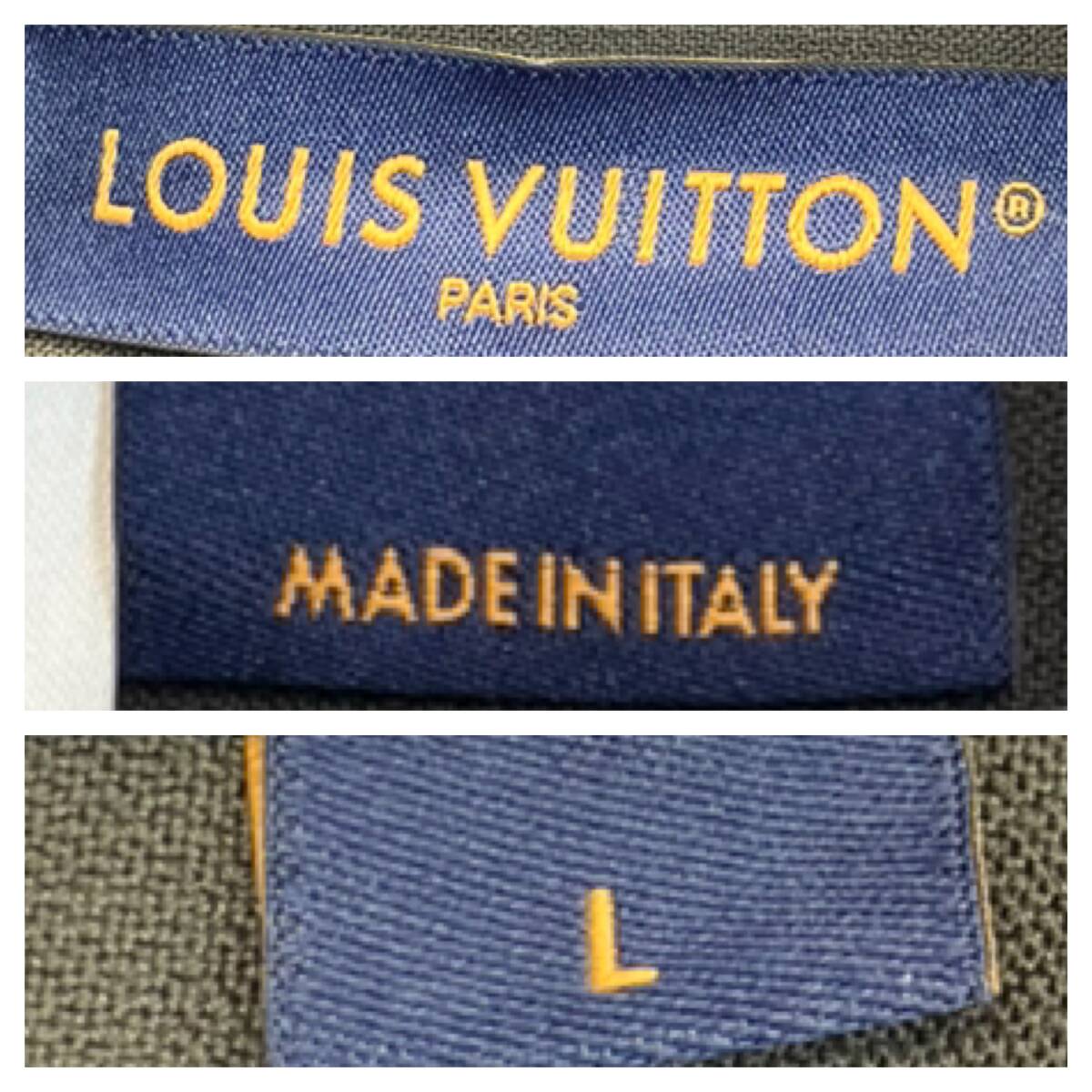 LOUISVUITTON RM231M ダブルフェイスオーバーシャツ サイズL メンズ ルイヴィトン 服 23SS 店舗受取可