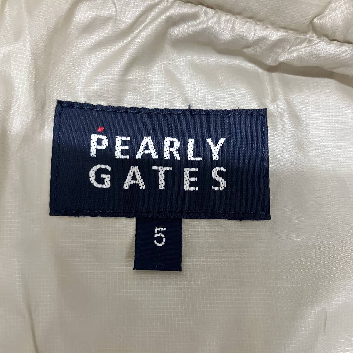 PEARLYGATES パーリーゲイツ ベスト サイズ5 Lサイズ_画像4