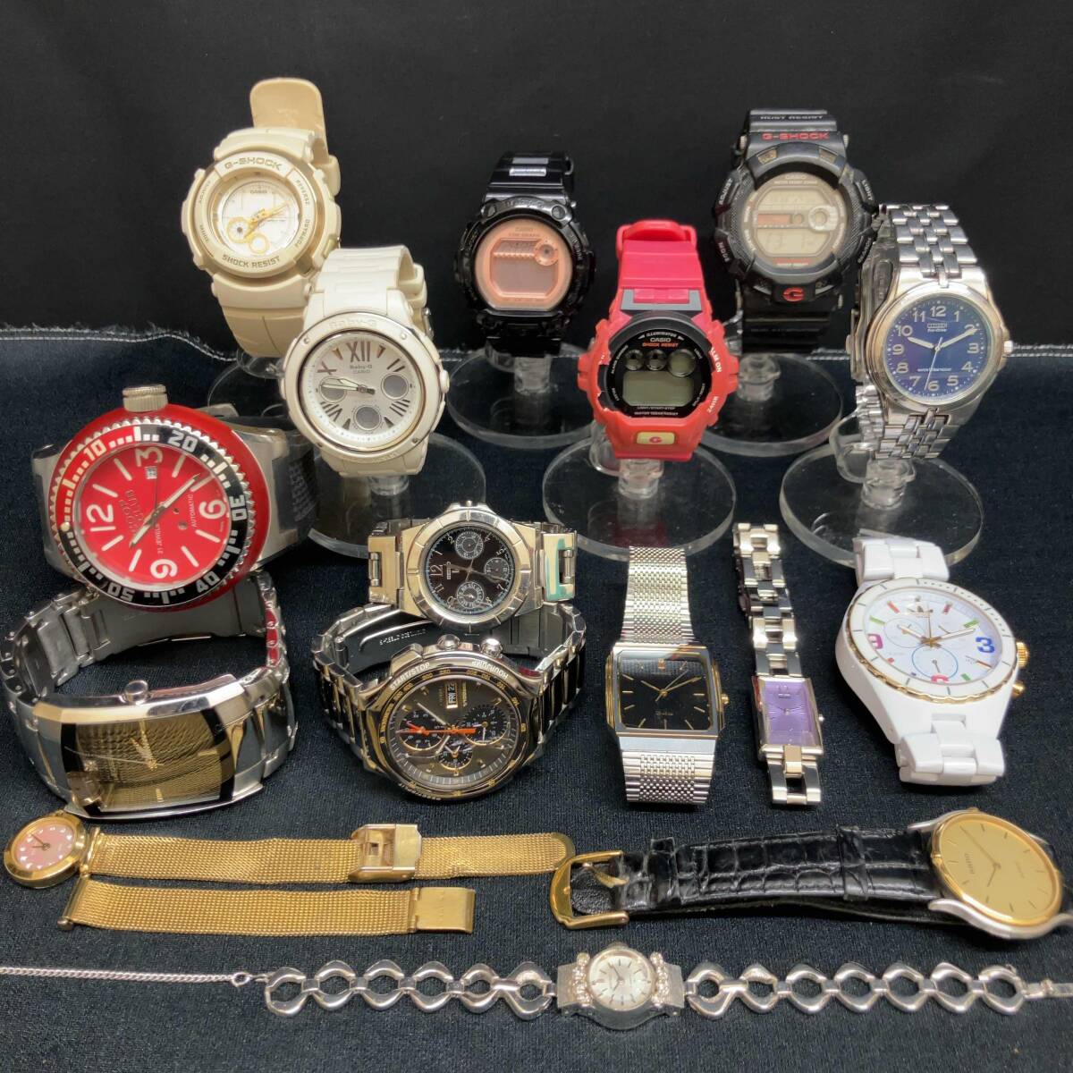 ジャンク 【1円スタート!】ブランド腕時計16点まとめ売り CASIO ジャンク 【1円スタート!】ブランド腕時計16点まとめ売り CASIO