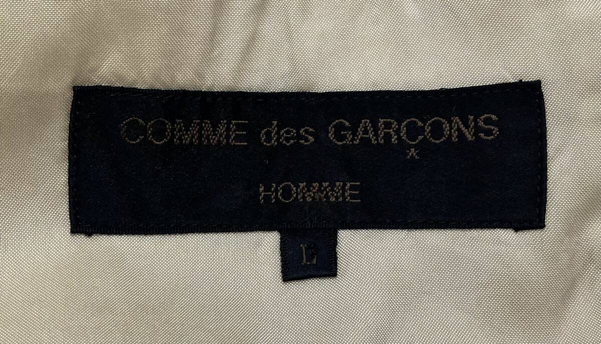 COMME des GARCONS コムデギャルソン テーラードジャケット メンズ L ベージュ系 表地麻100% 日本制 MADE IN JAPAN