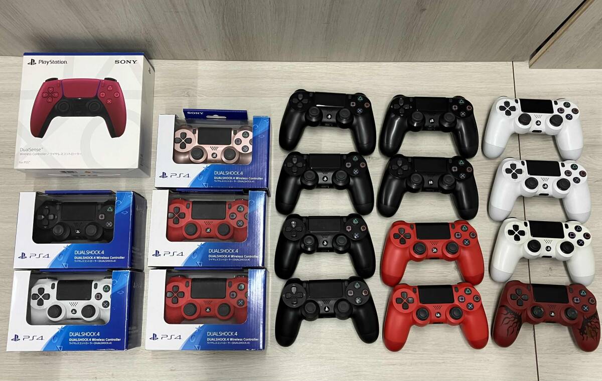 ジャンク SONY PS4 コントローラー 17個 PS5 コントローラー 1個 ジャンク SONY PS4 コントローラー 17個 PS5 コントローラー 1個