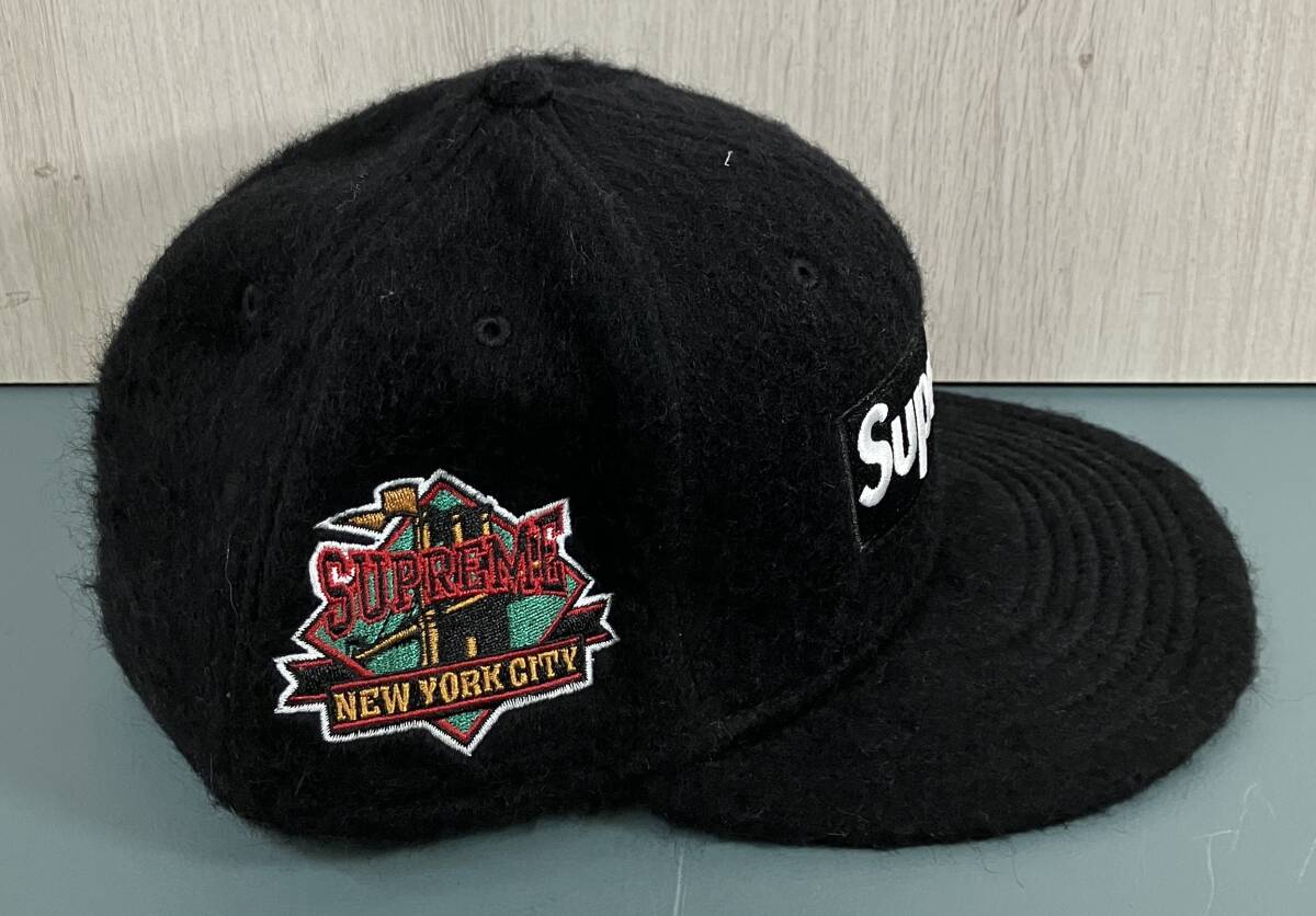 Supreme x NEW ERA 24FW/Brushed Wool Box Logo キャップ/サイズ:7 3/8