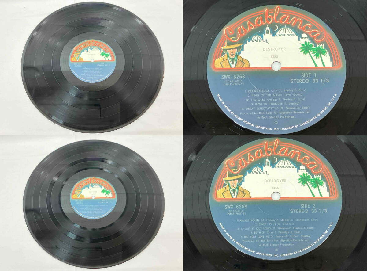 LP盤】【帯あり】 KISS レコード 2枚セット 地獄の軍団 地獄の LP盤】【帯あり】 KISS レコード 2枚セット 地獄の軍団 地獄の