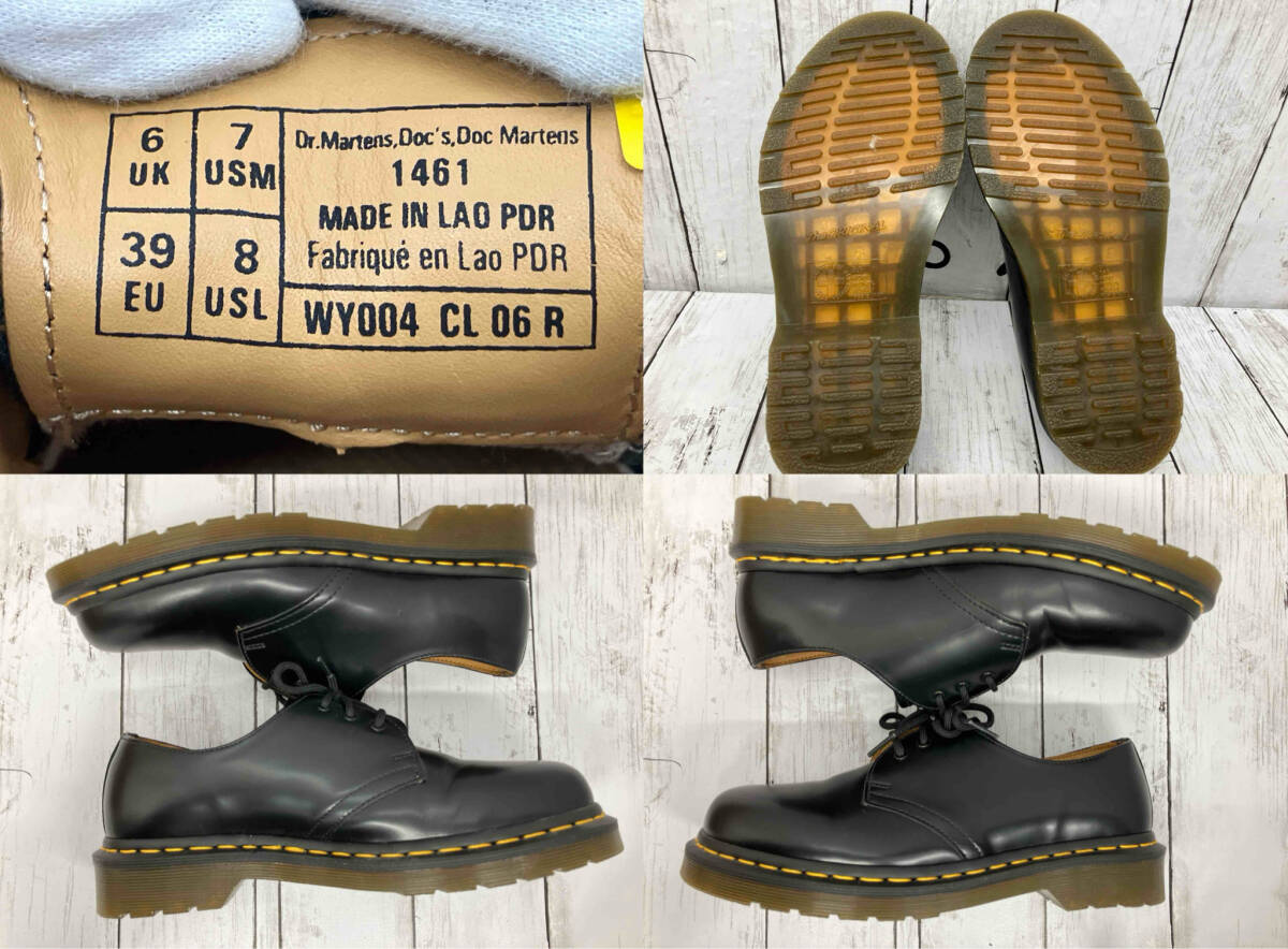 Dr.Martens/ドクターマーチン/ホールシューズ/ショートブーツ/ブラック/UK6/24.5cm_画像4