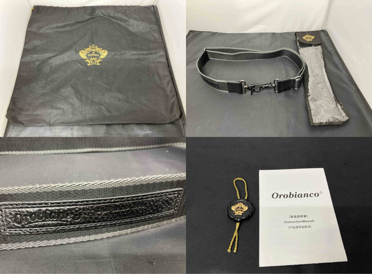 Orobianco オロビアンコ 92474 MUCCA ムッカ ビジネスバッグ A4サイズ対応 メンズ ブラック系 ※ショルダーストラップ、保存袋付 鞄