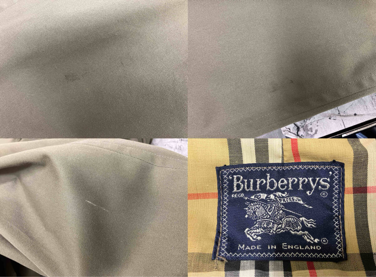 Burberrys バーバリー トレンチコート ベルト付き ENGLAND制 カーキ 店舗受取可