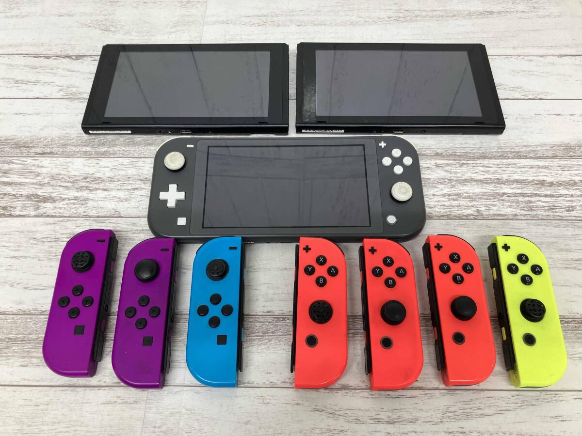 ジャンク Nintendo switch スイッチ 本体2台 Switch lite Joy ジャンク Nintendo switch スイッチ 本体2台 Switch lite Joy