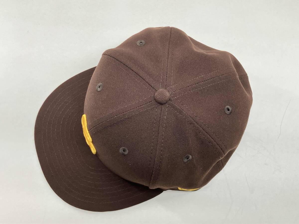 NEW ERA ニューエラ 59FIFTY サンディエゴパドレス キャップ 帽子 7 7/8 62.5cm ブラウン