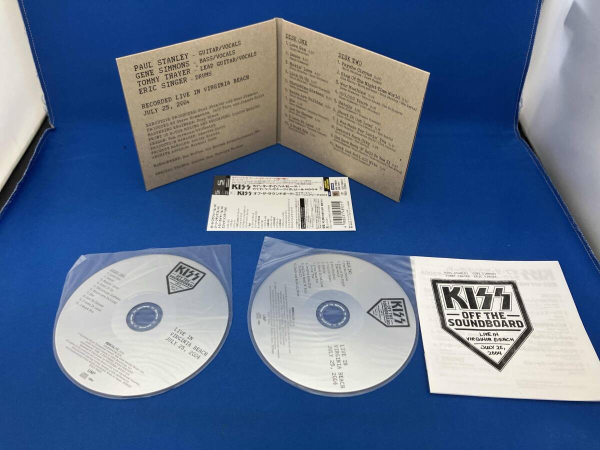 帯あり KISS CD オフ?ザ?サウンドボード:ライヴ?イン?ヴァージニアビーチ 2004(初回生産限定盤)(紙ジャケット仕様)