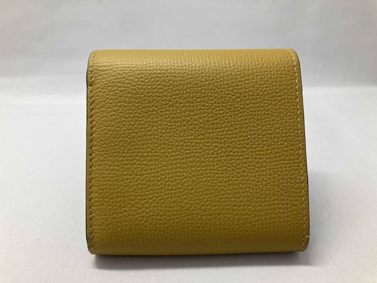 LOEWE ロエベ アナグラム折り財布 062140 イエロー系