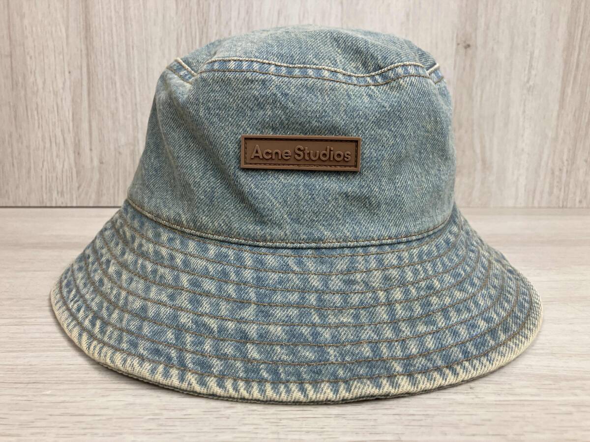 送料関税込み★Acne Studios★デニムバケットハット ACNE STUDIOS デニム バケットハット 帽子 ハット L/XL 61cm