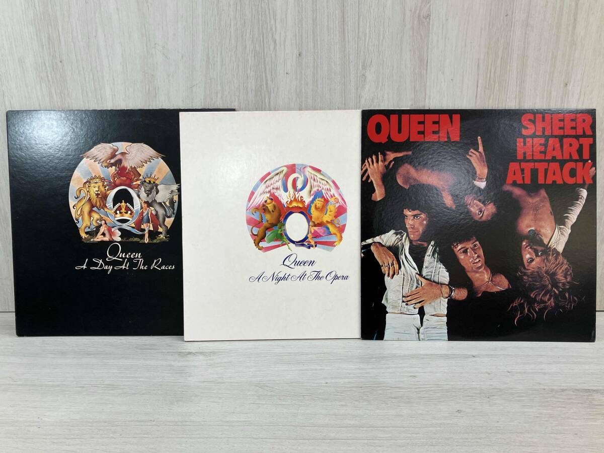 LP盤】 Queen レコード 3枚セット 華麗なるレース オペラ座の夜 LP盤】 Queen レコード 3枚セット 華麗なるレース オペラ座の夜