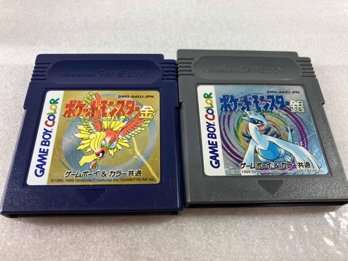 ポケットモンスター金銀セット 1999 任天堂 ゲームフリークス DMGーAAUJーJPN DMG-AAXJ-JPN Pokmon ポケモン