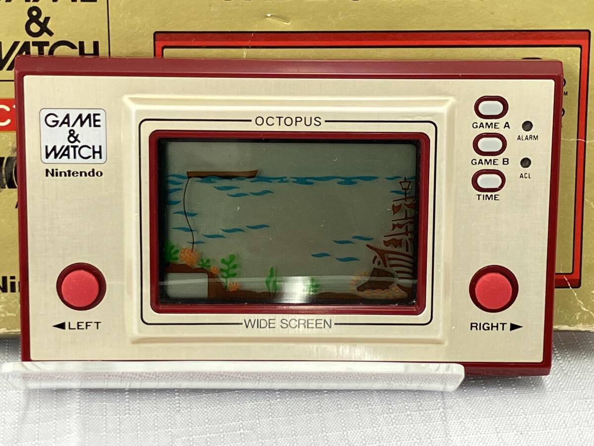  Junk nintendo GAME&WATCH OCTPUS OC-22