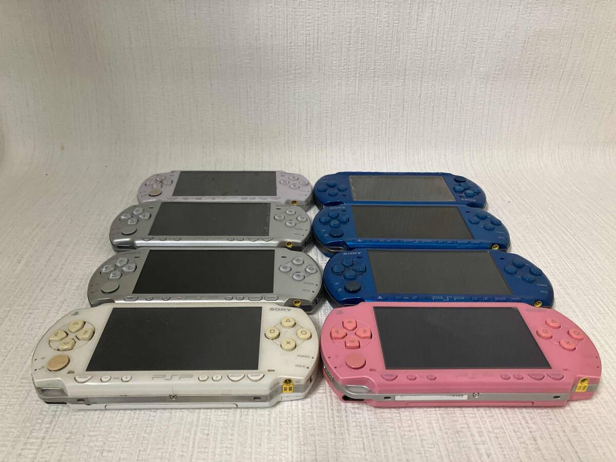 ジャンク 【1円スタート】PSP1000.2000.3000 まとめて8台セット ジャンク 【1円スタート】PSP1000.2000.3000 まとめて8台セット