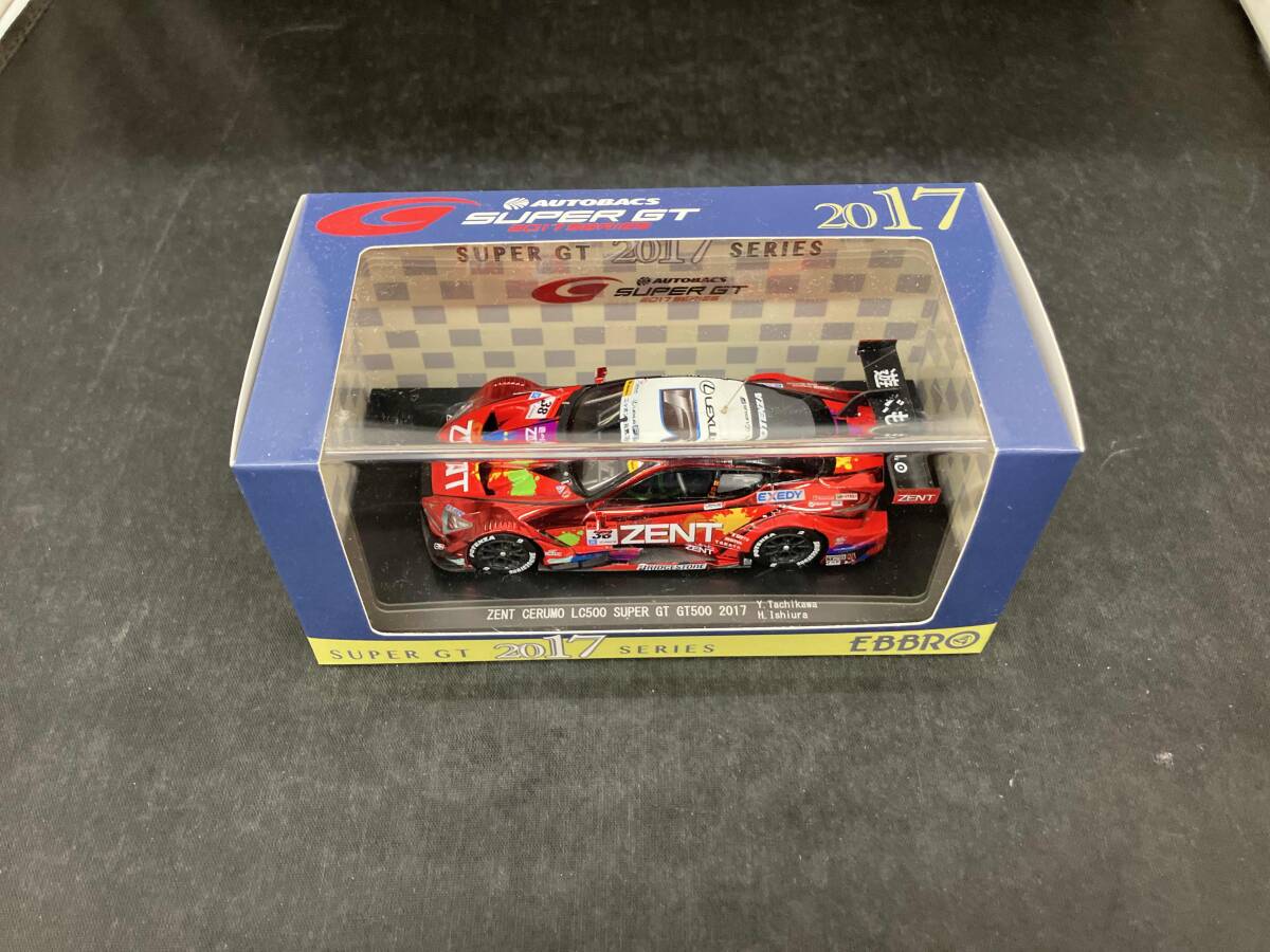 EBBRO ZENT CERUMO LC500 2017＆2018 EBBRO 1/43 ZENT CERUMO LC500 SUPER GT 2017 #38 Lexus Team