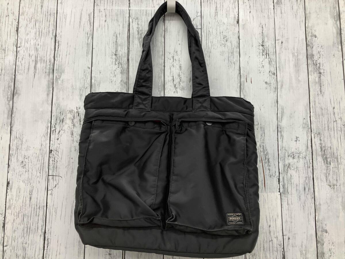 PORTER TANKER ポーター タンカー トートバッグ ブラック(トート PORTER TANKER ポーター タンカー トートバッグ ブラック(トート