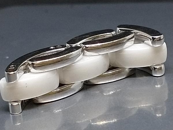 CHANEL シャネル ウルトラコレクション リング 18K ホワイトゴールド 750 ホワイトセラミック 8/48号 ブランドアクセサリー 店舗受取可_画像3