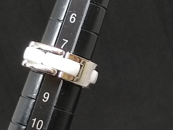 CHANEL シャネル ウルトラコレクション リング 18K ホワイトゴールド 750 ホワイトセラミック 8/48号 ブランドアクセサリー 店舗受取可_画像5