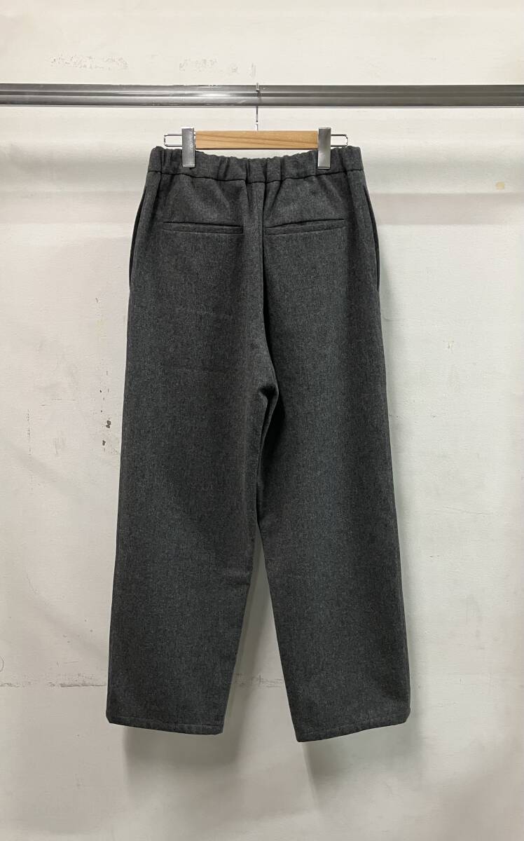 Jil sander Jil Sander шерсть легкий брюки талия шнур хлопок хлеб серый Италия производства размер 44