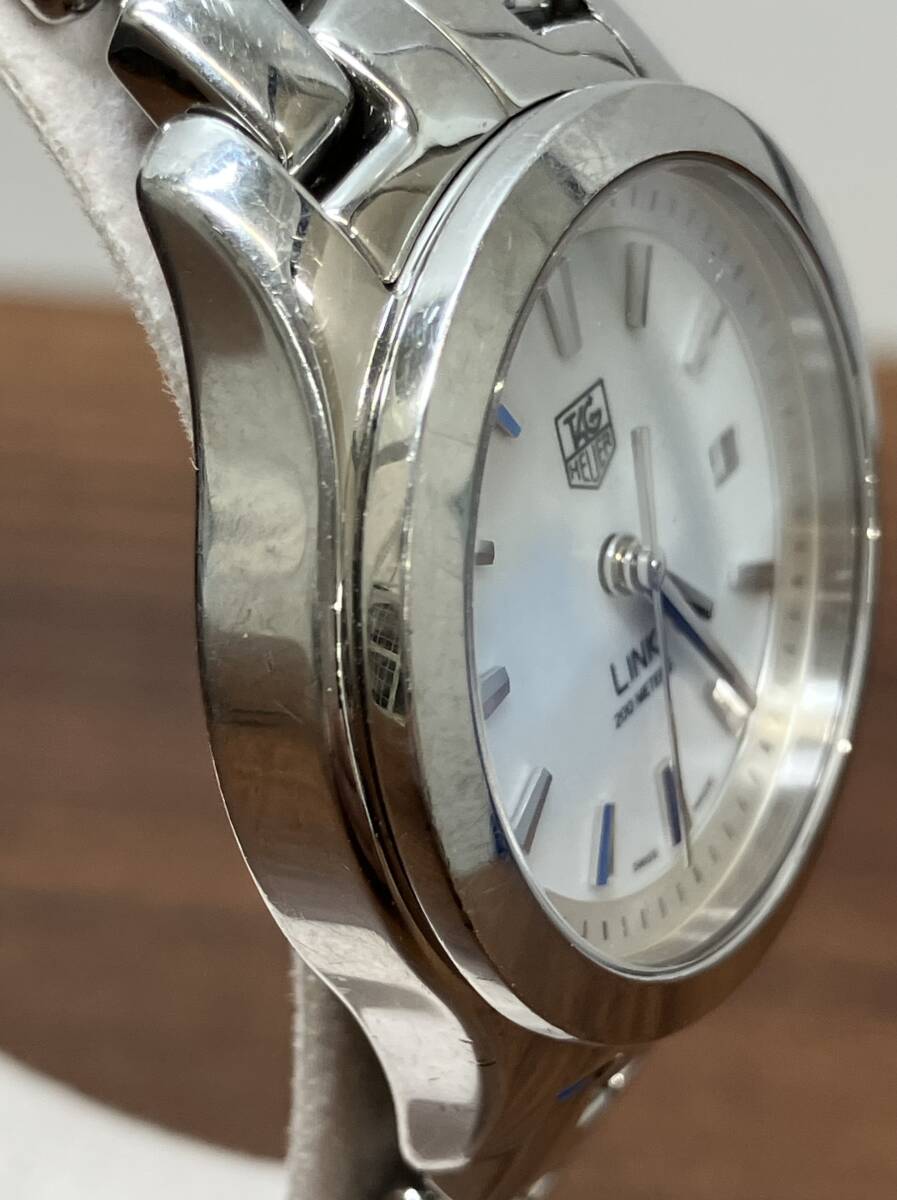 TAG HEUER WJF1310 LINK シェル文字盤 レディース リンク クォーツ