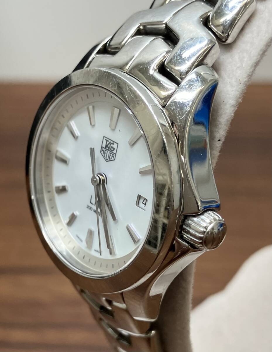 TAG HEUER WJF1310 LINK シェル文字盤 レディース リンク クォーツ