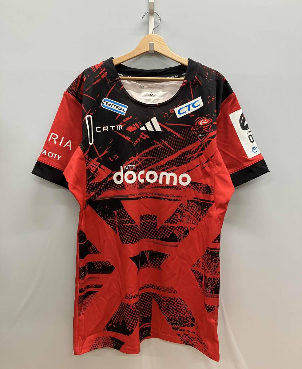 4☆adidas ラグビー レッドハリケーンズ大阪 ジャージ 4☆adidas ラグビー レッドハリケーンズ大阪 ジャージ
