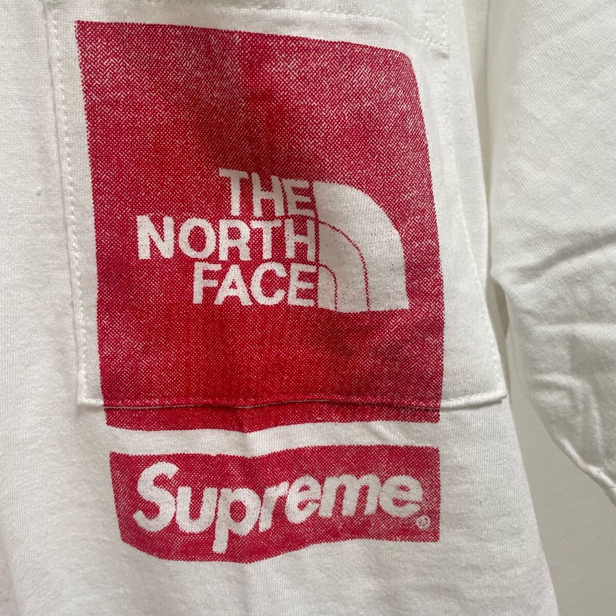 Supreme × The North Face】Printed Pocket Tee White【US M Supreme × The North Face】Printed Pocket Tee White【US M