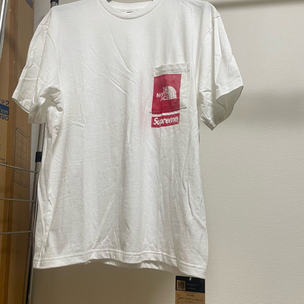 Supreme × The North Face】Printed Pocket Tee White【US M Supreme × The North Face】Printed Pocket Tee White【US M
