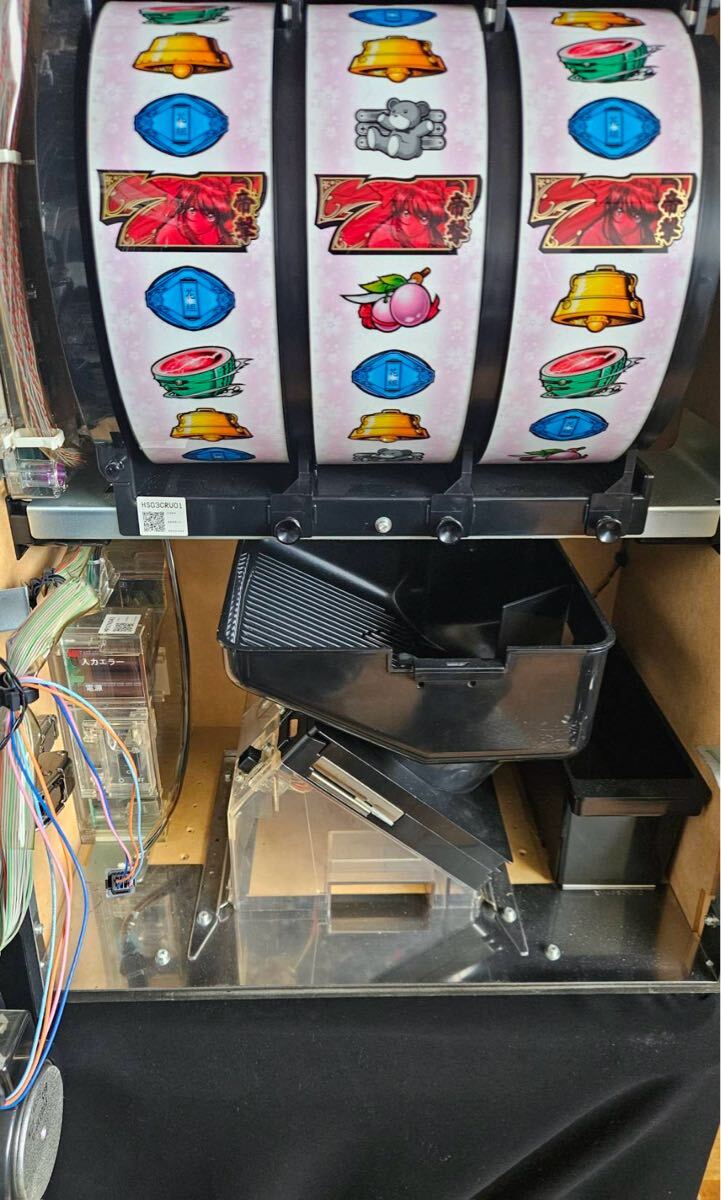 パチスロ　サクラ大戦　熱き血潮に　実機　不要機付　美品 実機 税込 パチスロサクラ大戦～熱き血潮に～◇コイン不要機付
