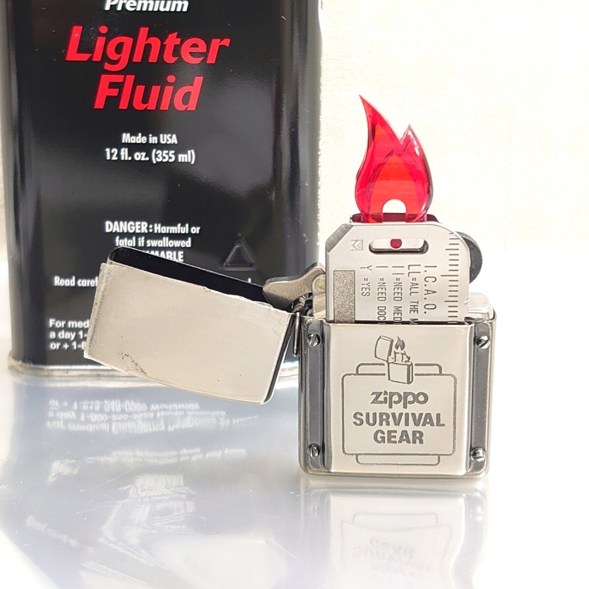未使用 廃盤 Zippo ジッポ ジッポー SURVIVAL GEAR サバイバル 未使用 廃盤 Zippo ジッポ ジッポー SURVIVAL GEAR サバイバル